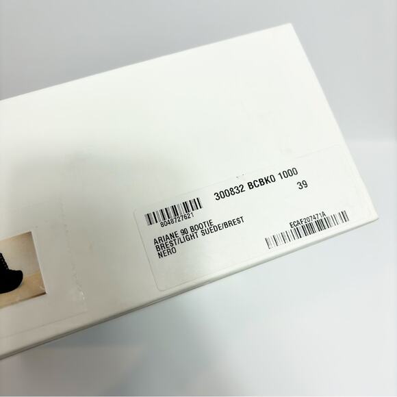 YVES SAINT LAURENT BLACK LACE UP LEATHER SUEDE PLATFORM WOMEN BOOTS SIZE 39 - Picture 6 of 8